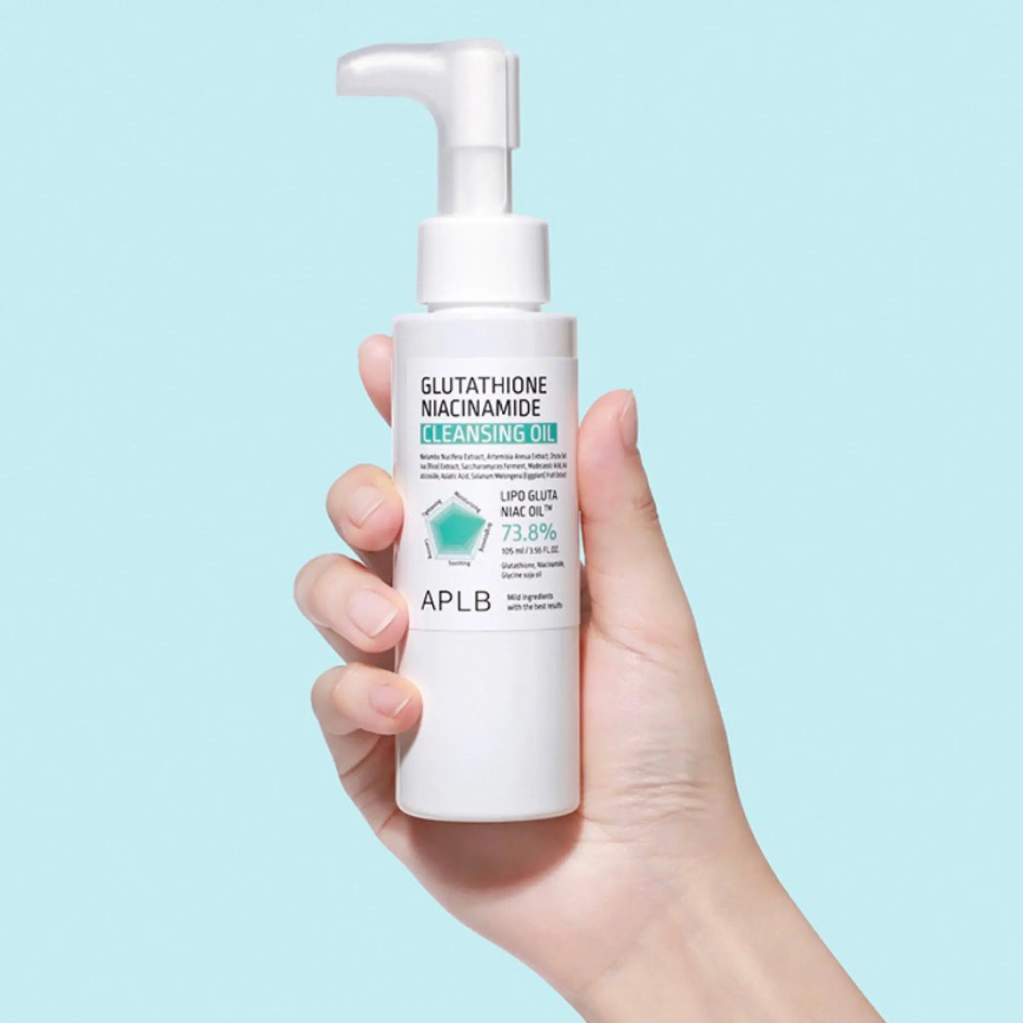 glutathione cleansing oil Mary & May Rice LHA Review DermApproved APLB Glutathione Niacinamide Cleansing Oil