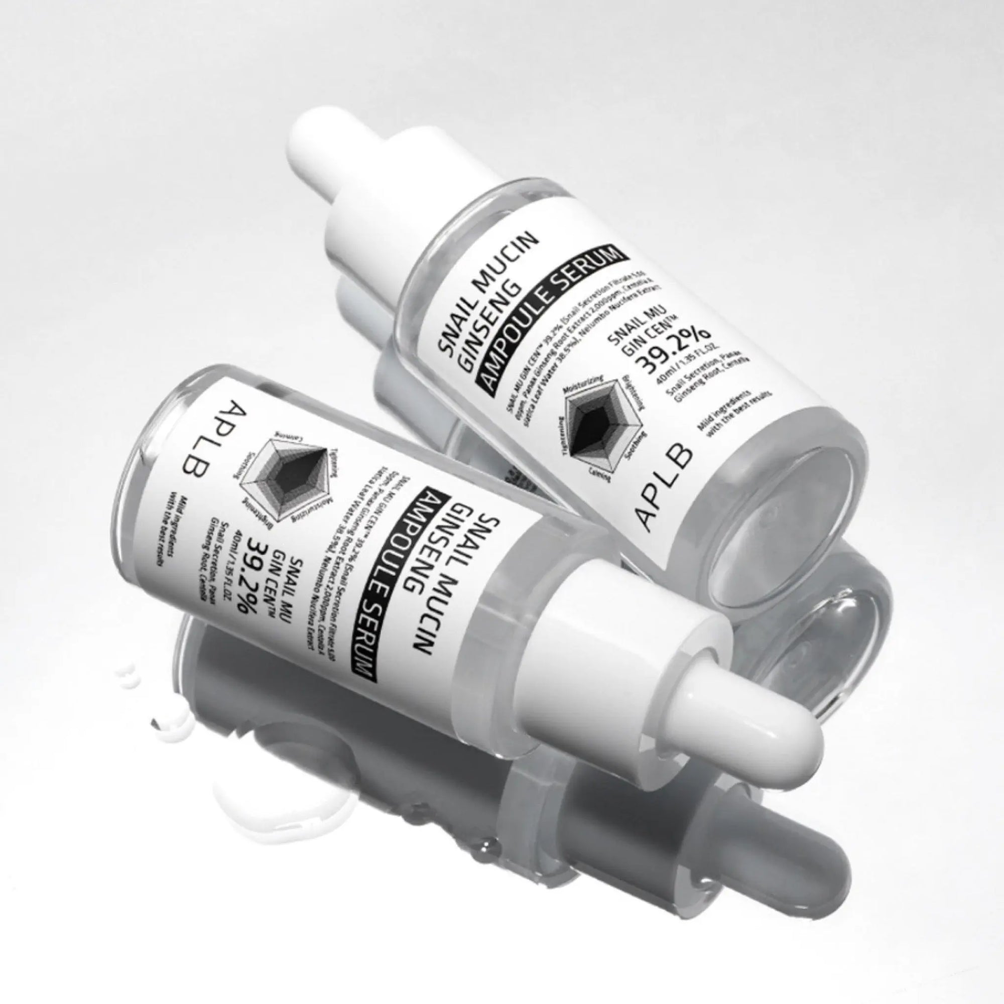 APLB - Snail Mucin Ginseng Ampoule Serum 40mL APLB