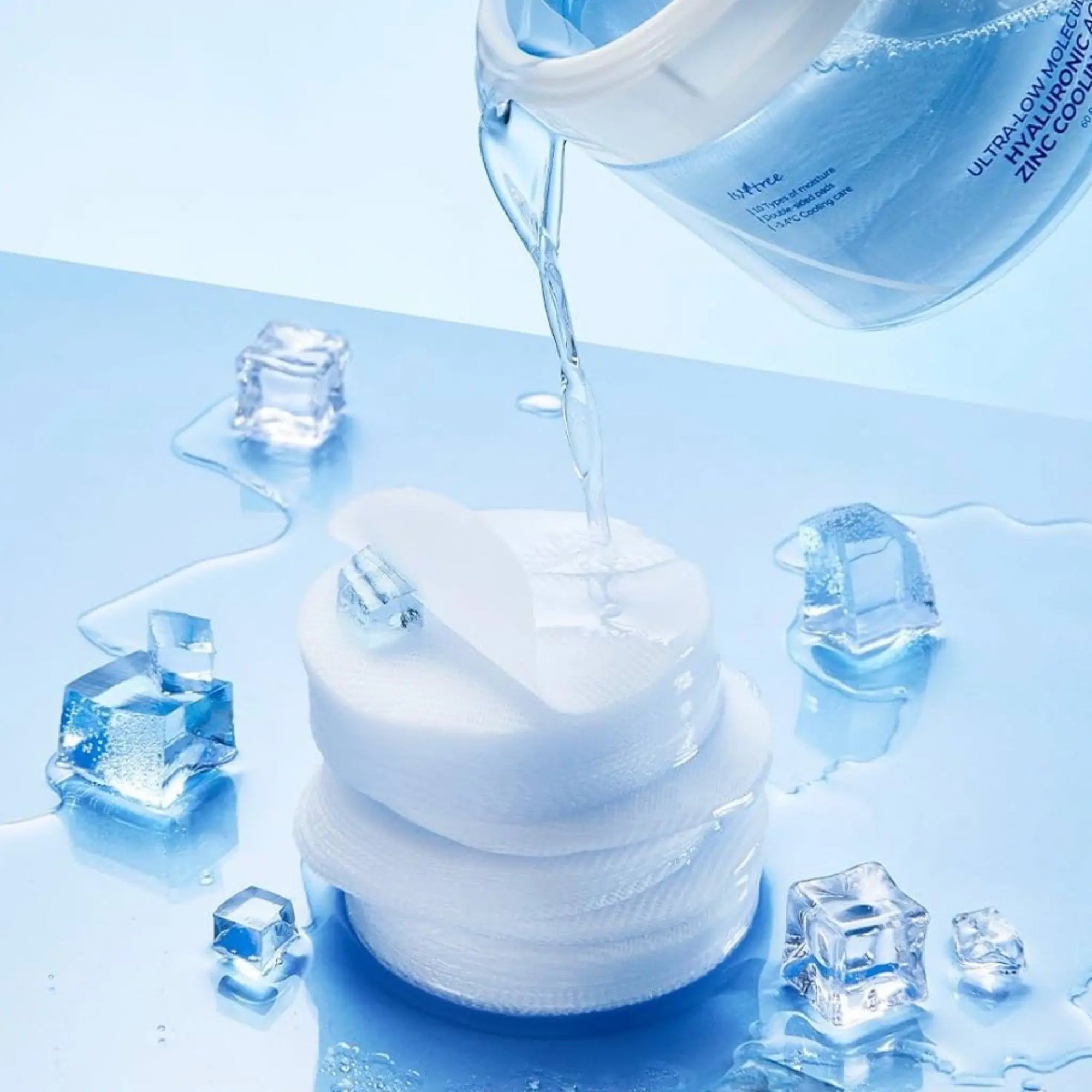 Isntree - Ultra-Low Molecular Hyaluronic Acid Zinc Cooling Pad 150mL Isntree