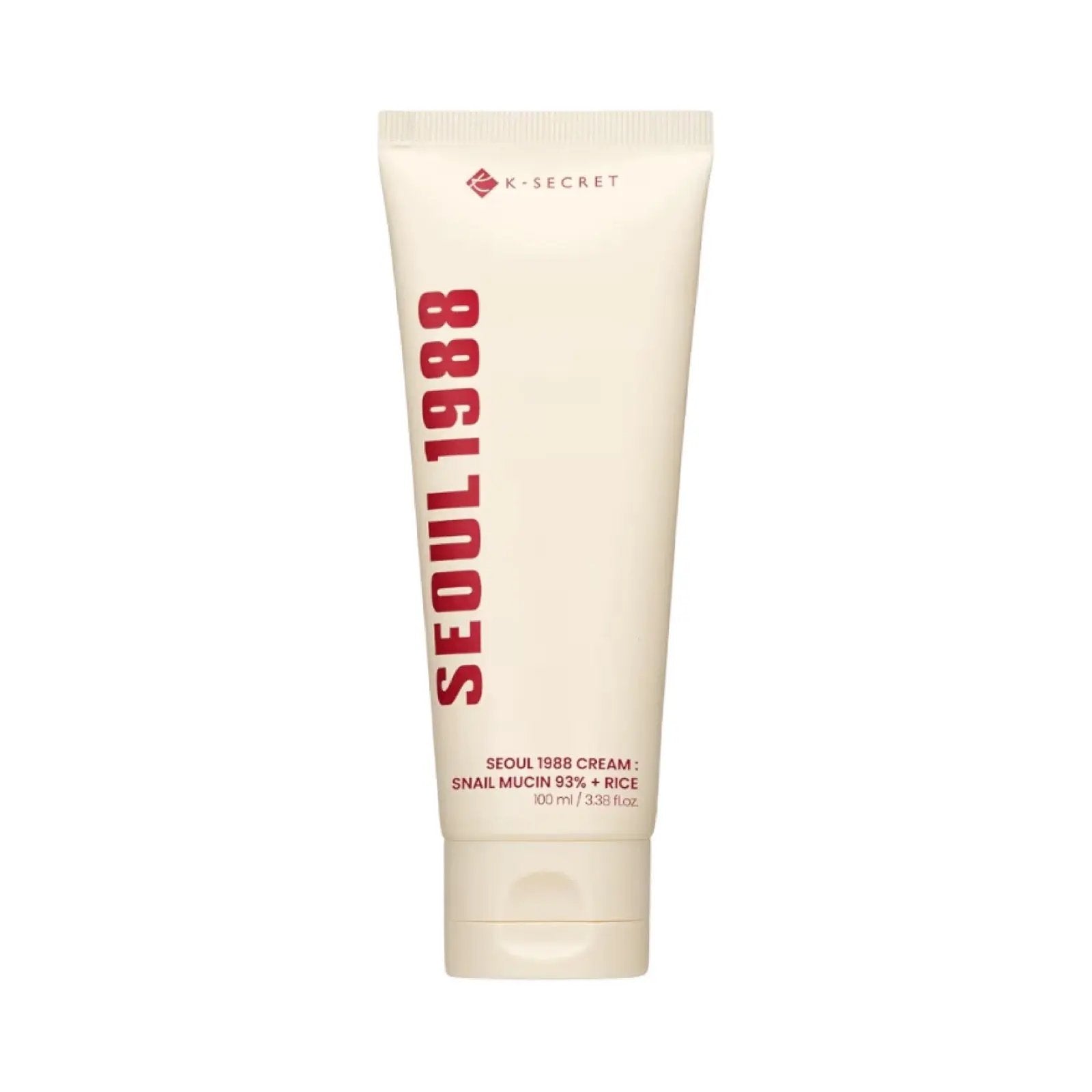 KSECRET - SEOUL 1988 Cream: Snail Mucin 93% + Rice 100mL KSECRET