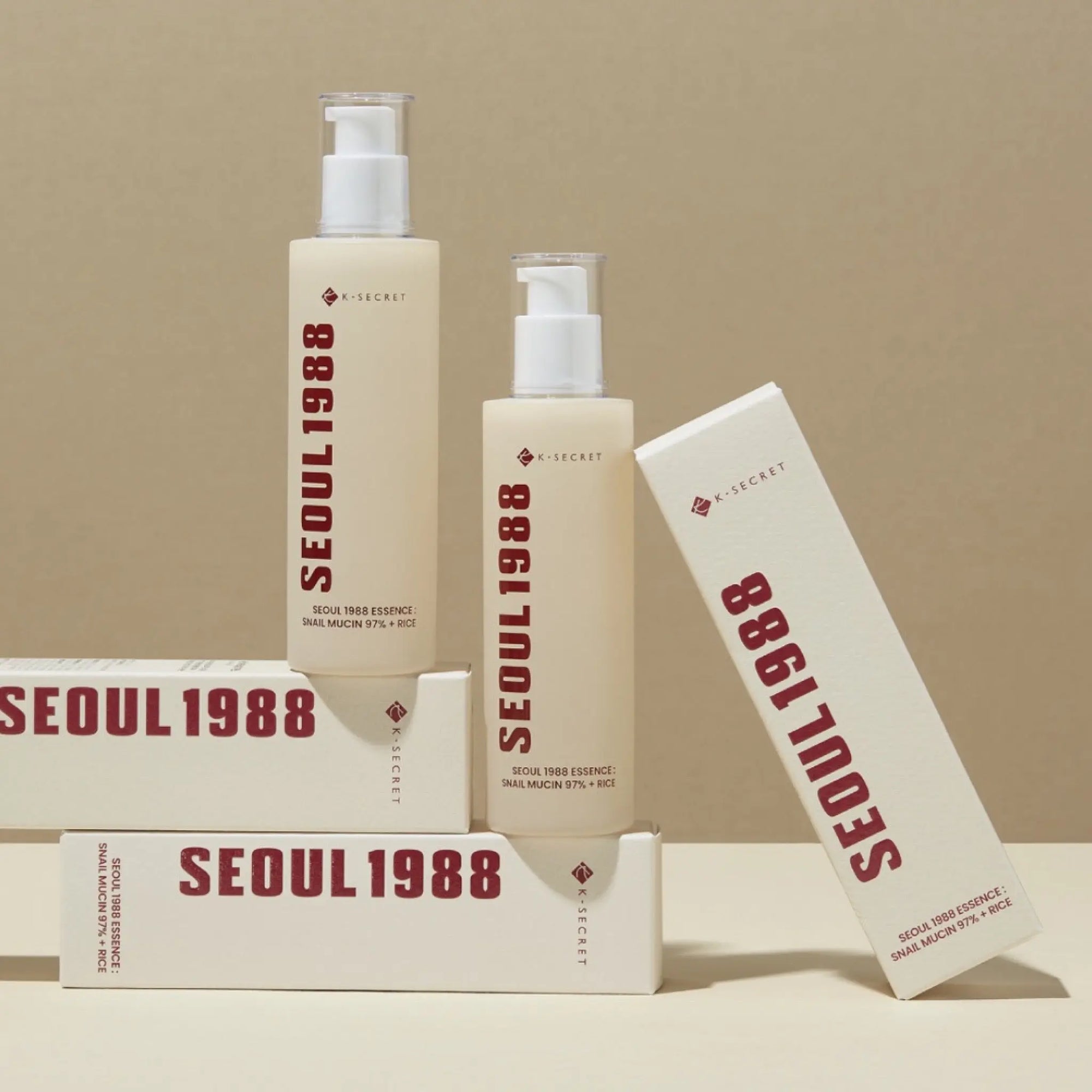 KSECRET - SEOUL 1988 Essence: Snail Mucin 97% + Rice 100mL KSECRET