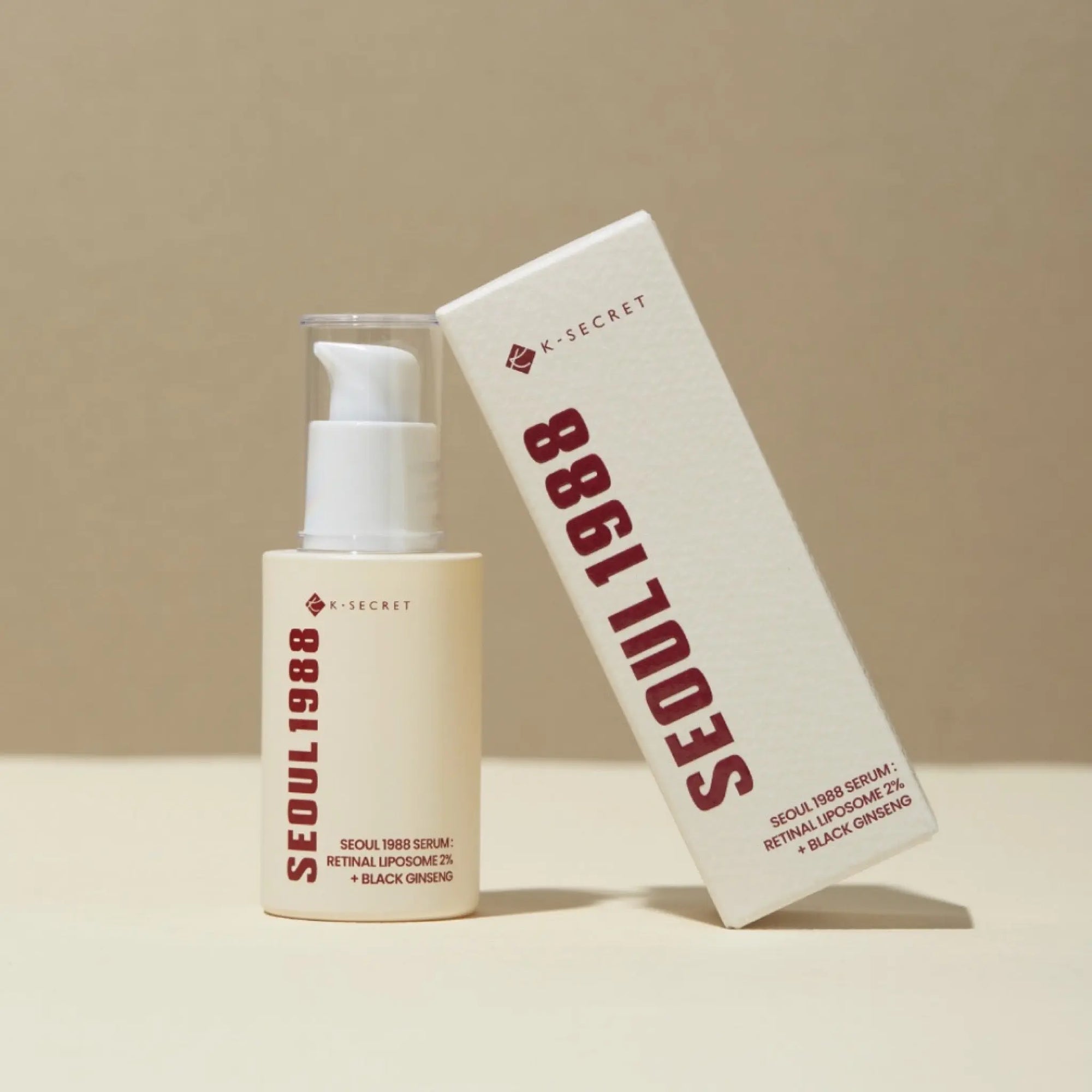 KSECRET - SEOUL 1988 Serum: Retinal Liposome 2% + Black Ginseng 30mL KSECRET