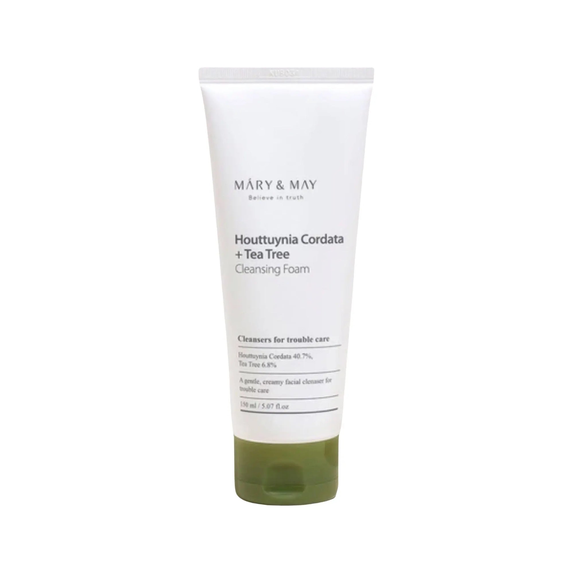 Mary & May - Houttuynia Cordata + Tea Tree Cleansing Foam 150mL Mary & May
