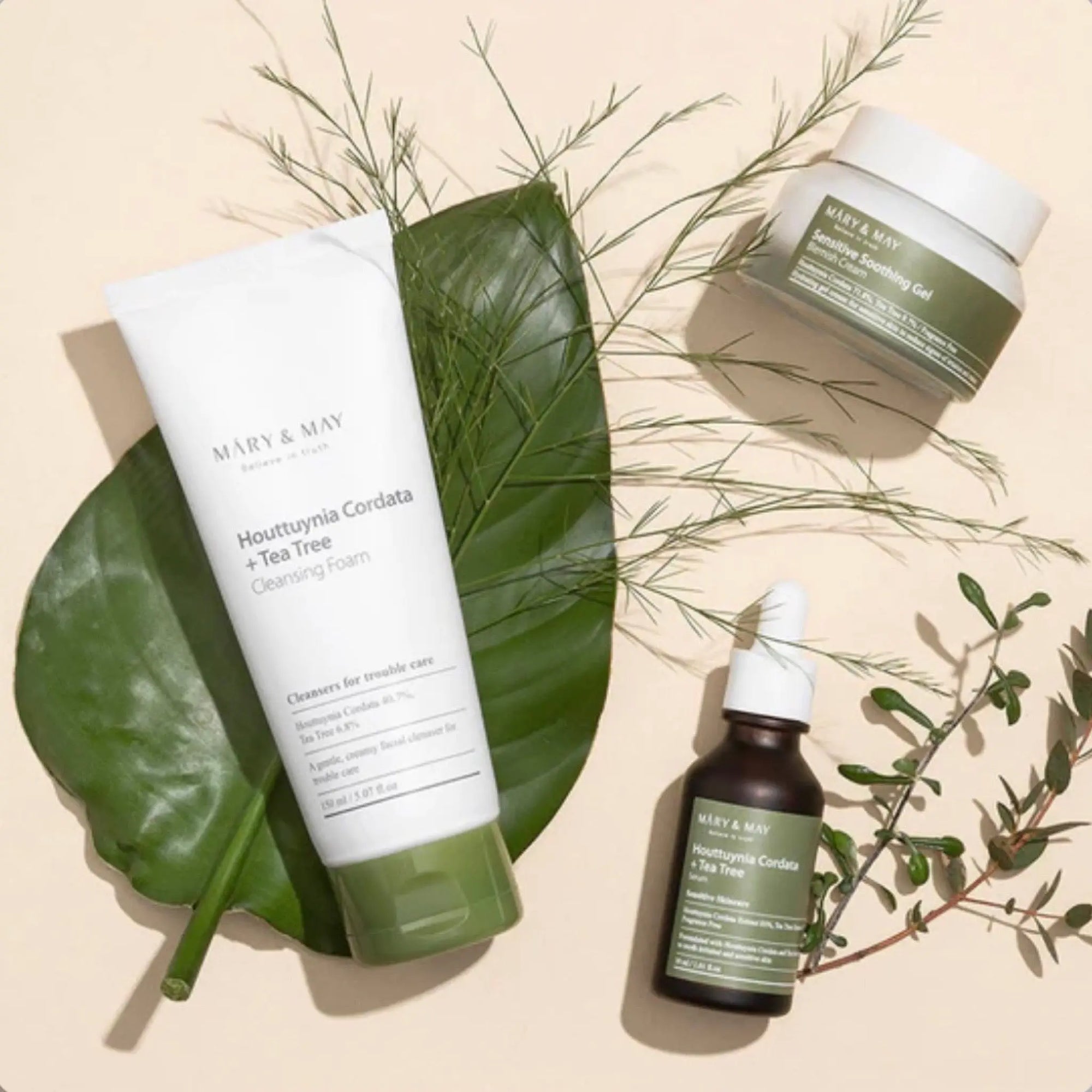 Mary & May - Houttuynia Cordata + Tea Tree Cleansing Foam 150mL Mary & May