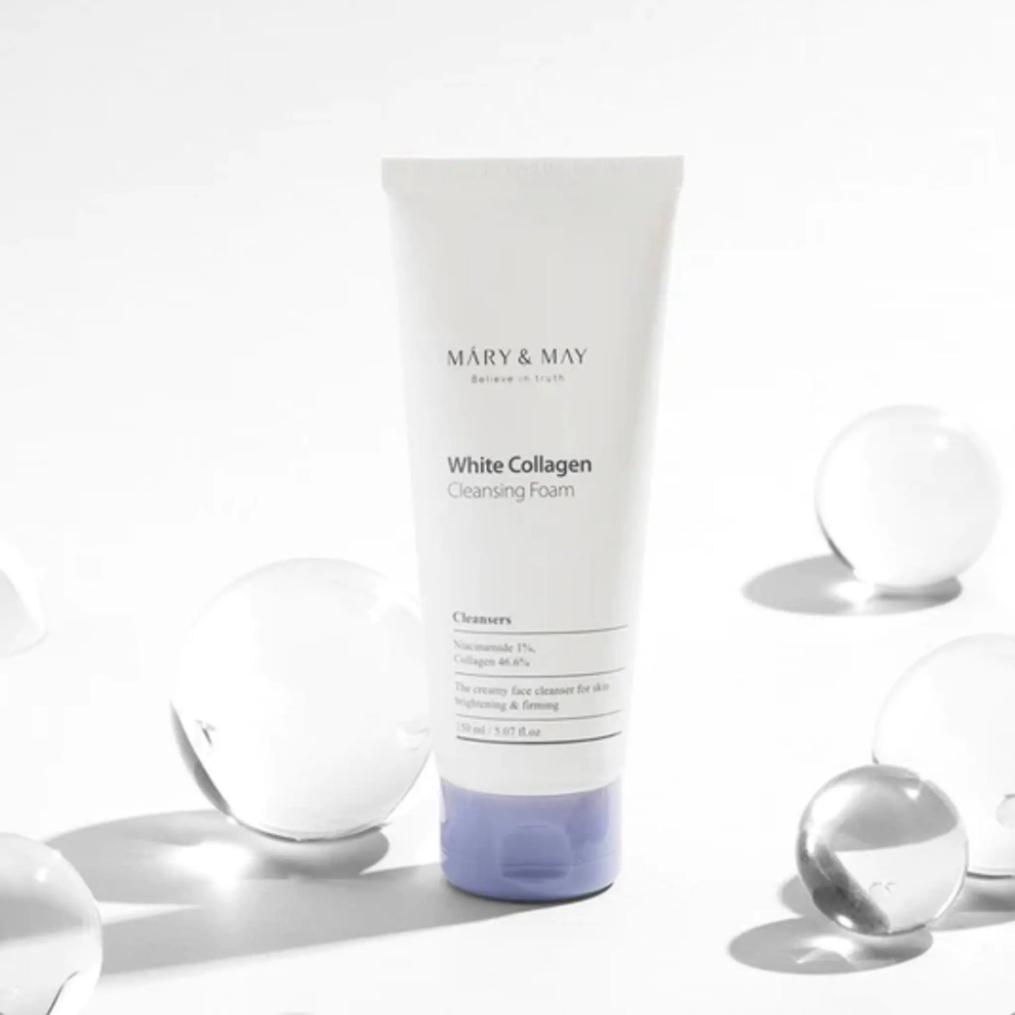 Mary & May - White Collagen Cleansing Foam 150mL Mary & May