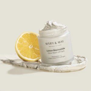 Mary & May - Lemon Niacinamide Glow Wash off Pack 125g Mary & May