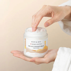 Mary & May - Shea Butter & Rice Bran Body Cream 250mL WanderShop