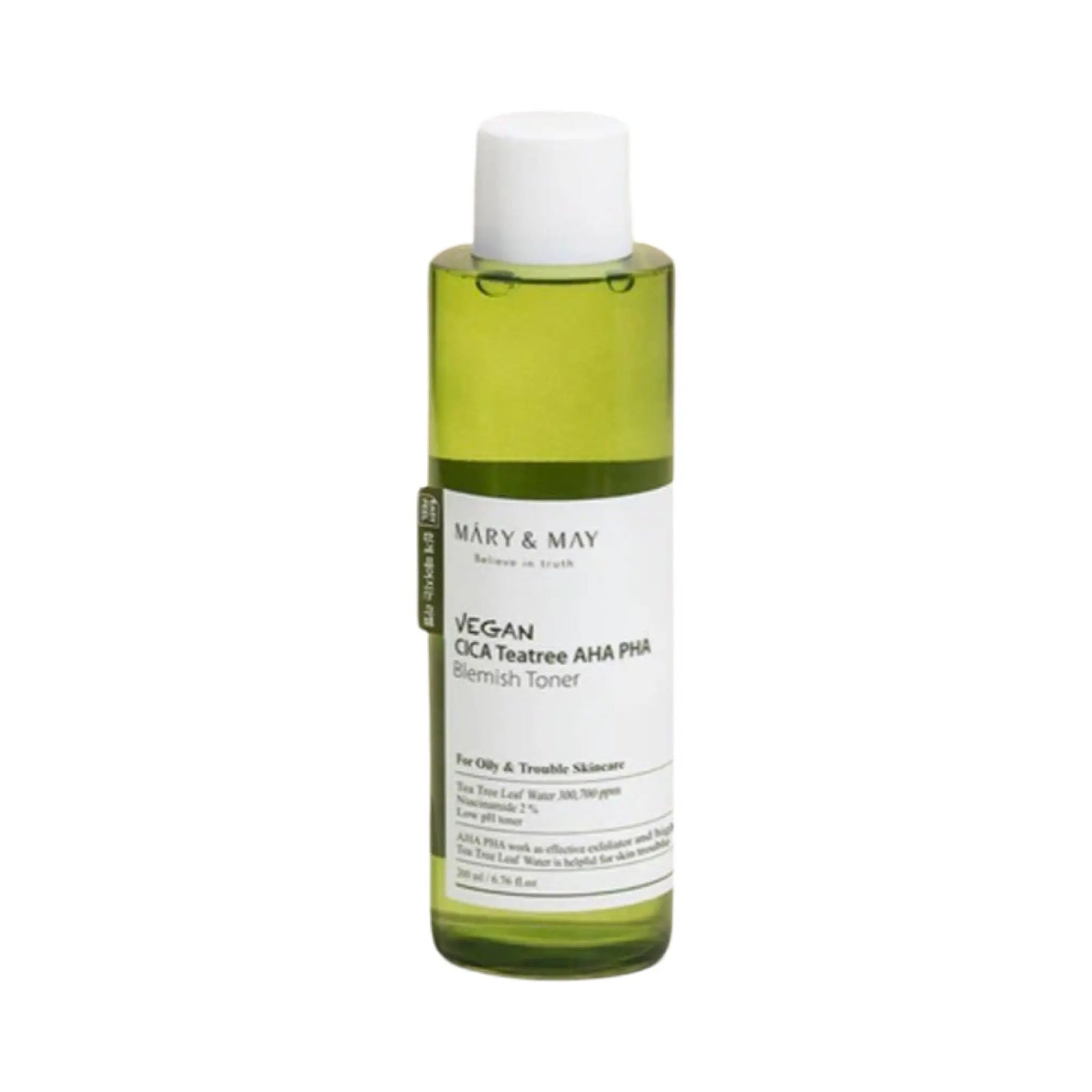 Mary & May - Vegan CICA Tea Tree AHA PHA Toner 200mL Mary & May