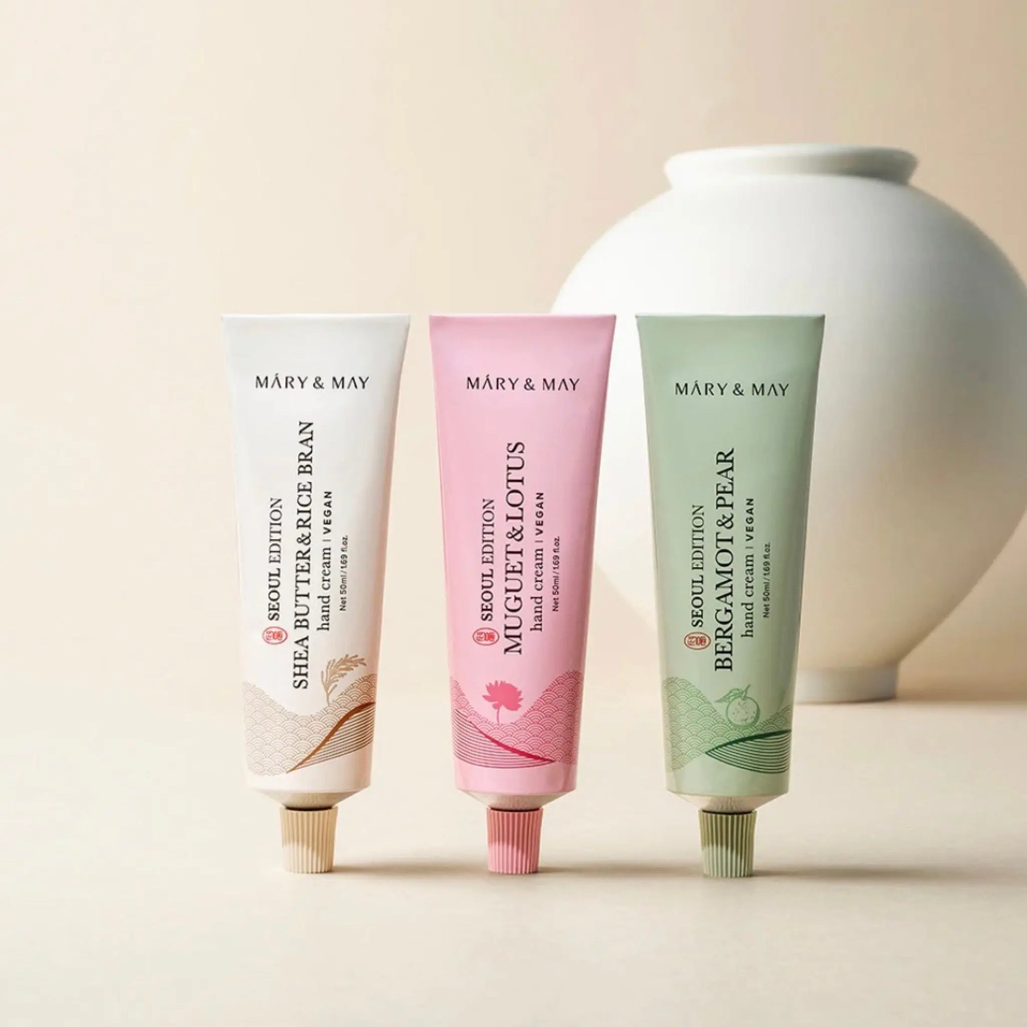 [Mary&May] Seoul Edition Hand Cream Trio Set (50mlx3) Mary & May