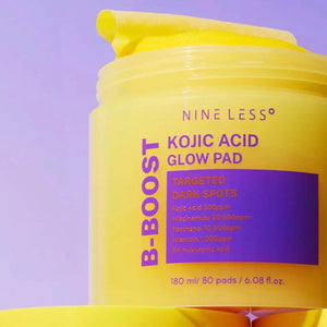 [NINE LESS] B-Boost Kojjic Acid Glow Toner Pad (80 pads) Nine Less