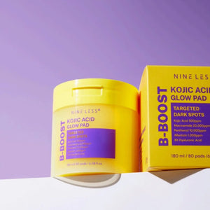 [NINE LESS] B-Boost Kojjic Acid Glow Toner Pad (80 pads) Nine Less