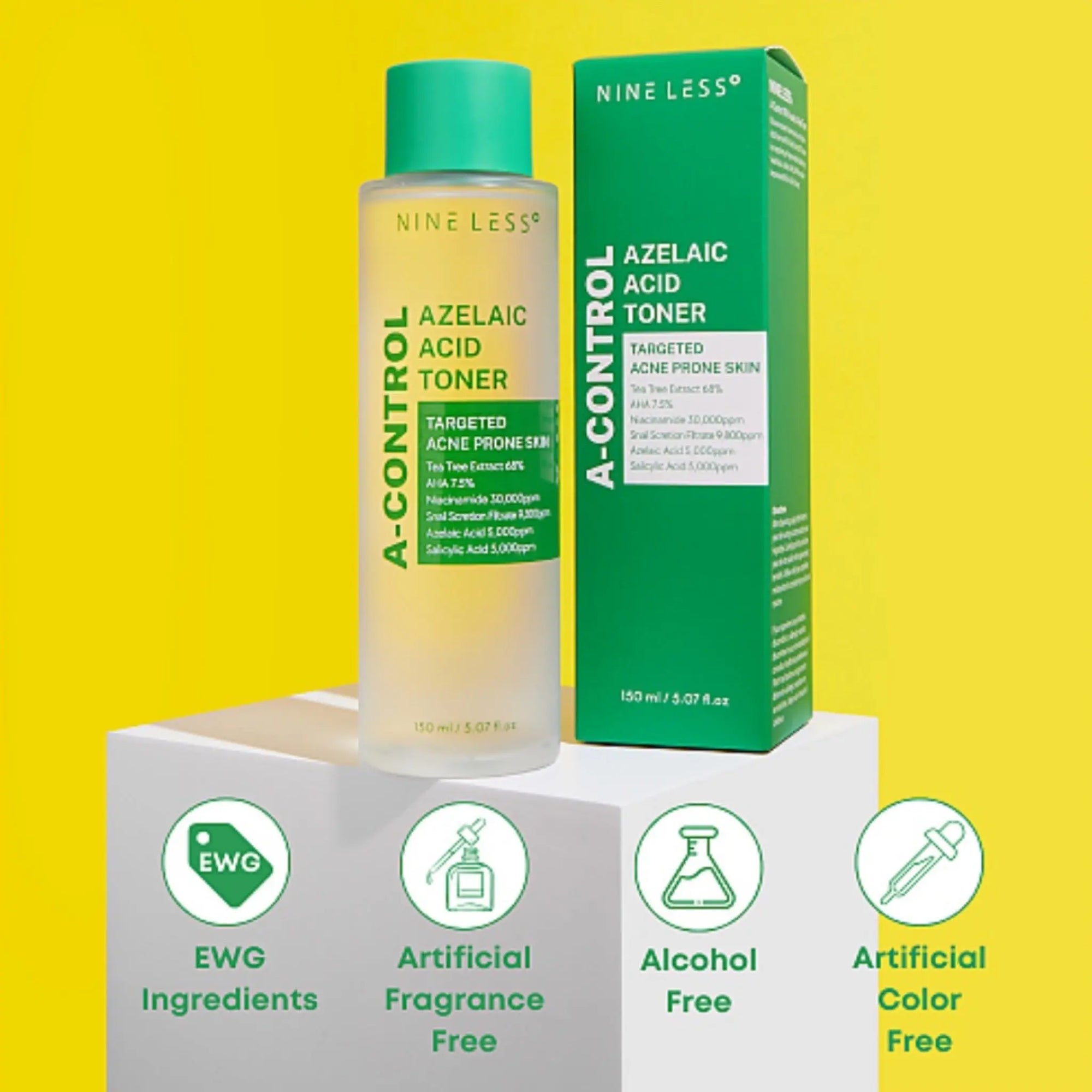 Nine Less - A-Control Azelaic Acid Toner 150mL Nine Less