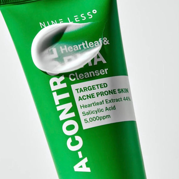 Nine Less A-Control Heartleaf & BHA Cleanser | Canada & USA