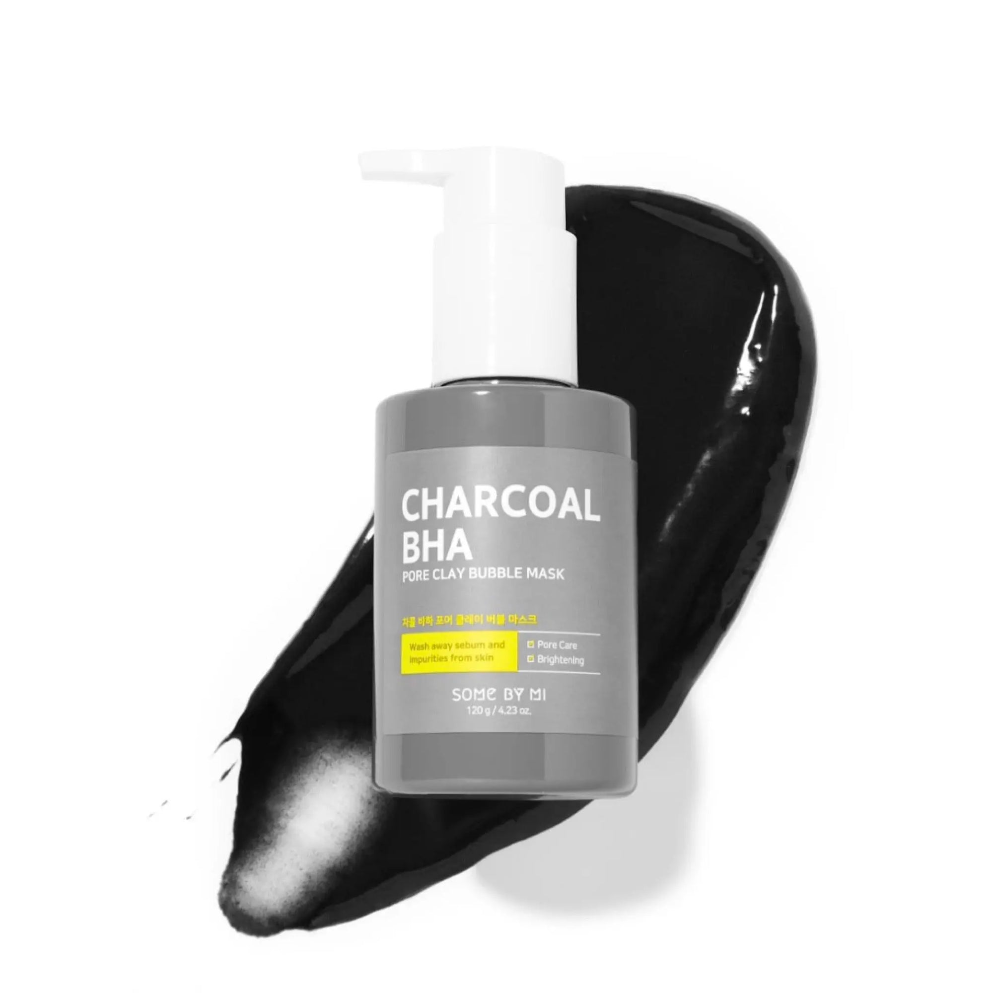 [SOMEBYMI] CHARCOAL BHA PORE CLAY BUBBLE MASK 120g WanderShop