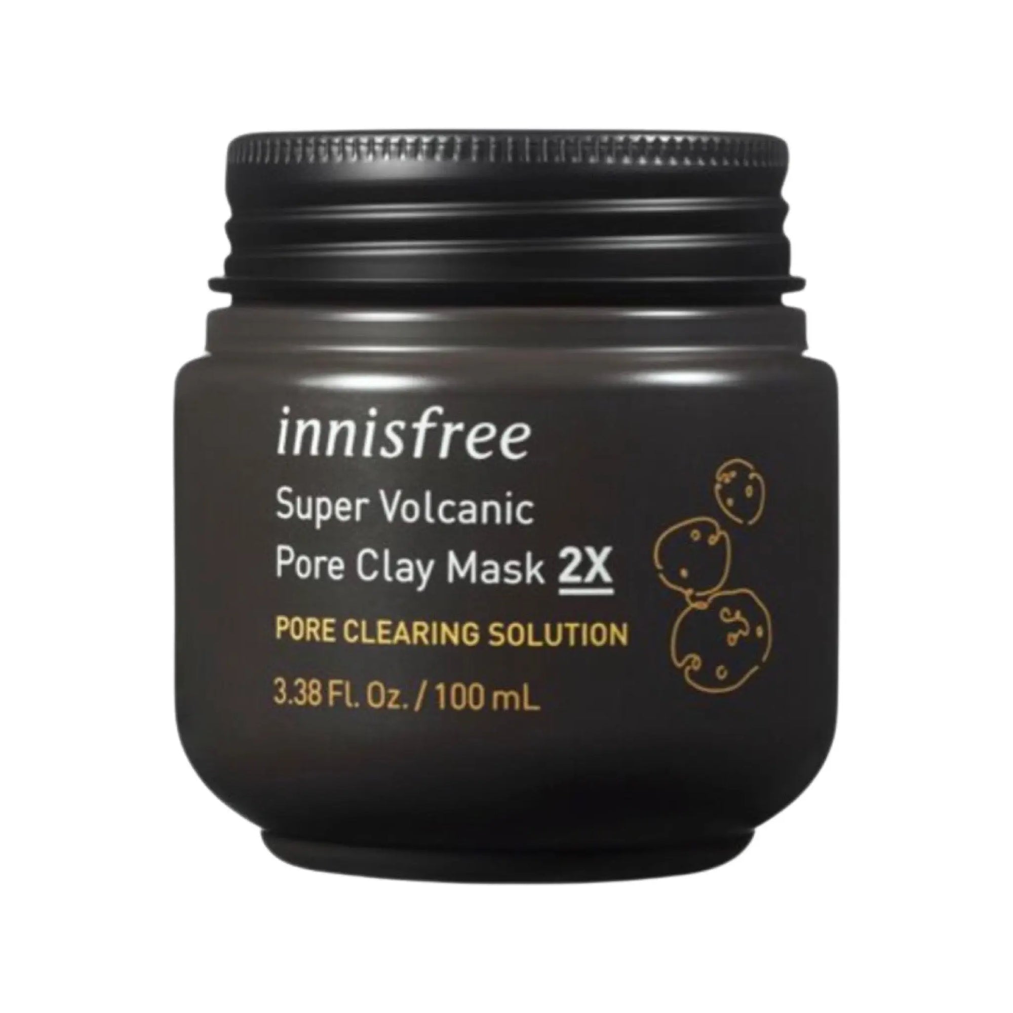 Innisfree - Super Volcanic Pore Clay Mask 2X 100mL Innisfree