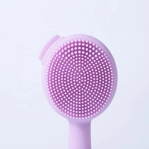 WANDERSHOP - Silicone Gemstone Vibration Heating Facial Brush WanderShop