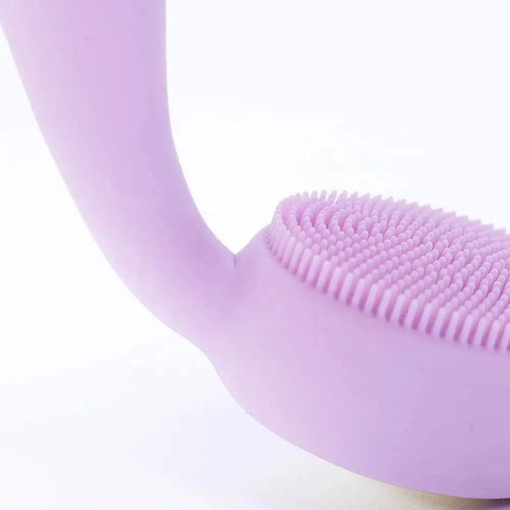 WANDERSHOP - Silicone Gemstone Vibration Heating Facial Brush WanderShop